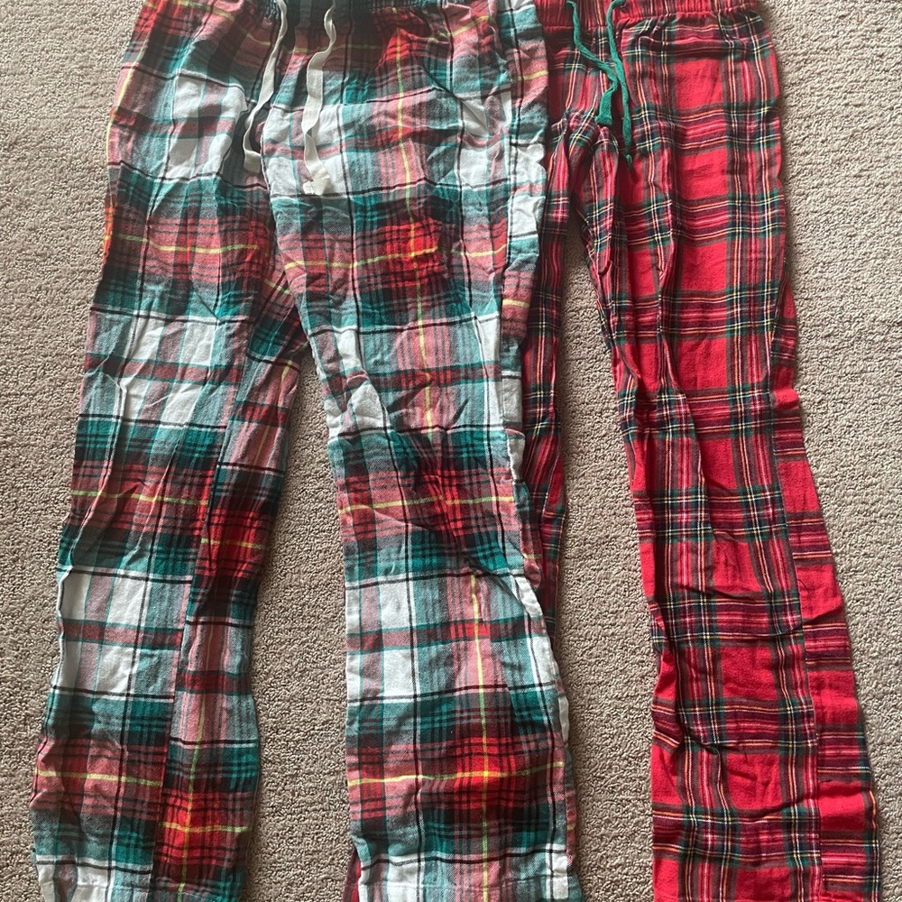 2 Old Navy plaid PJ Pants